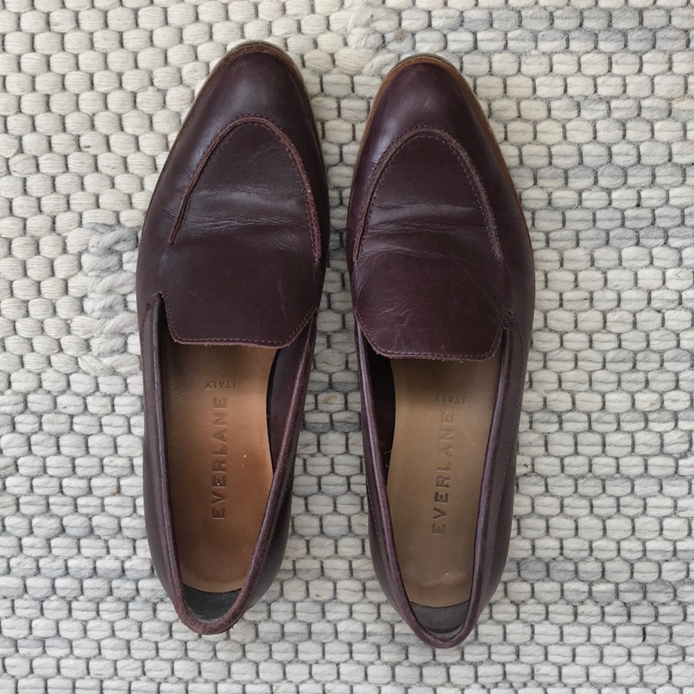 Everlane Modern Loafer in Burgundy